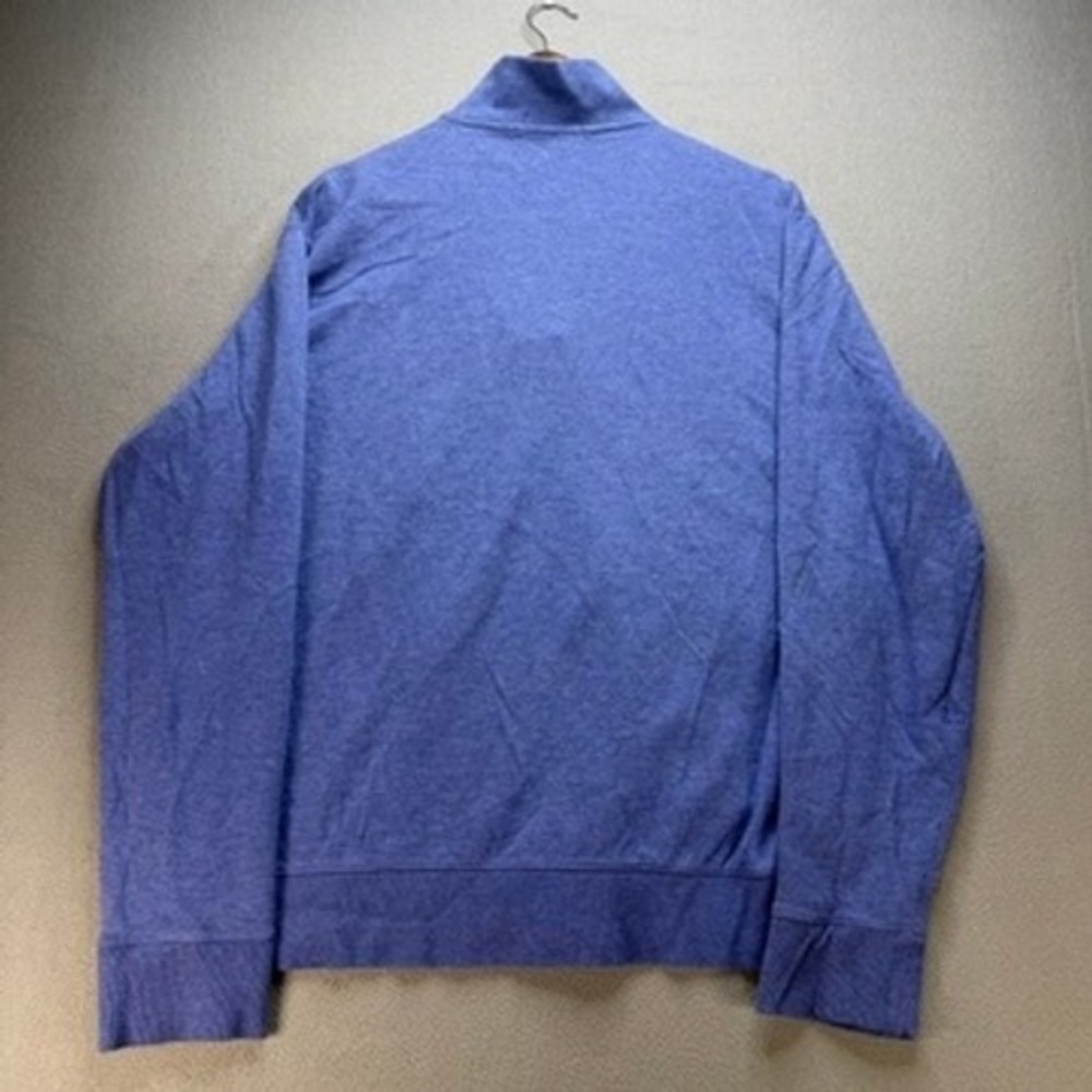 Polo Ralph Lauren Quarter Zip Pullover Sweater Classic Fit XL Blue Pony Preppy - Picture 11 of 12